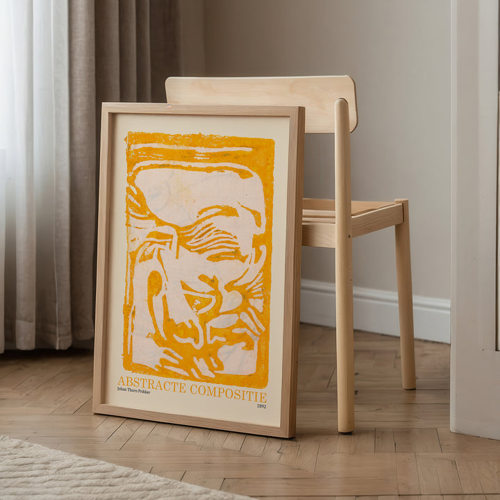 Abstracte Compositie by Johan Thorn Prikker Poster