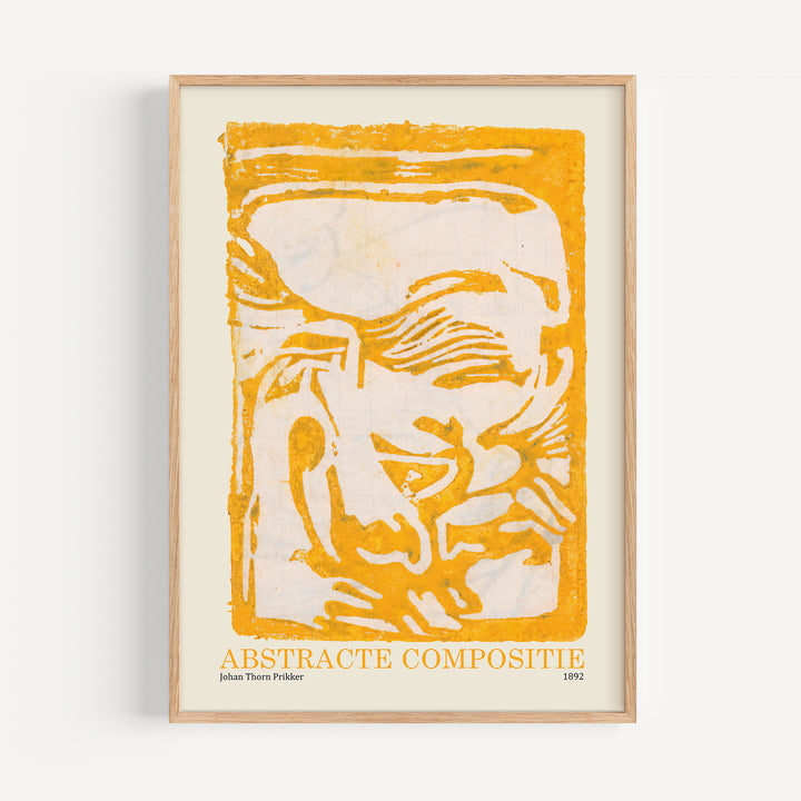 Abstracte Compositie by Johan Thorn Prikker Poster