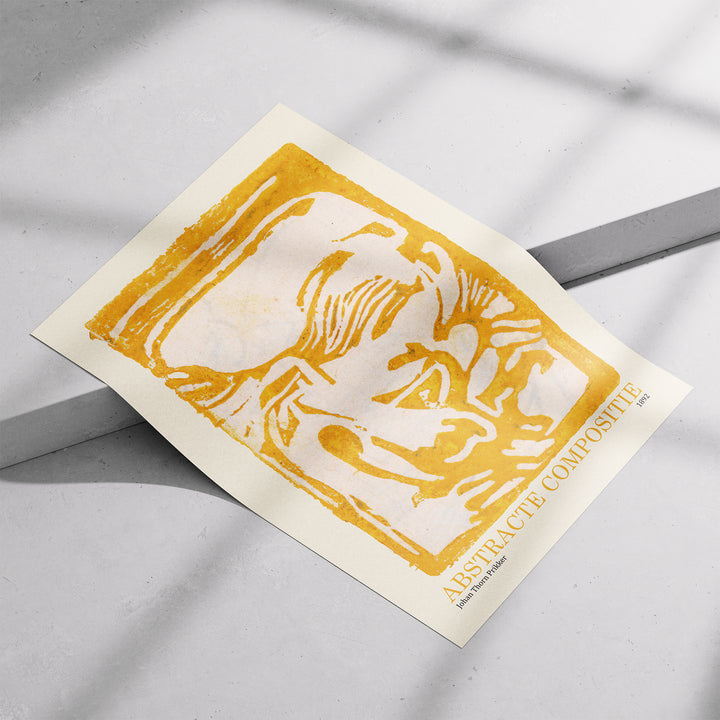 Abstracte Compositie by Johan Thorn Prikker Poster