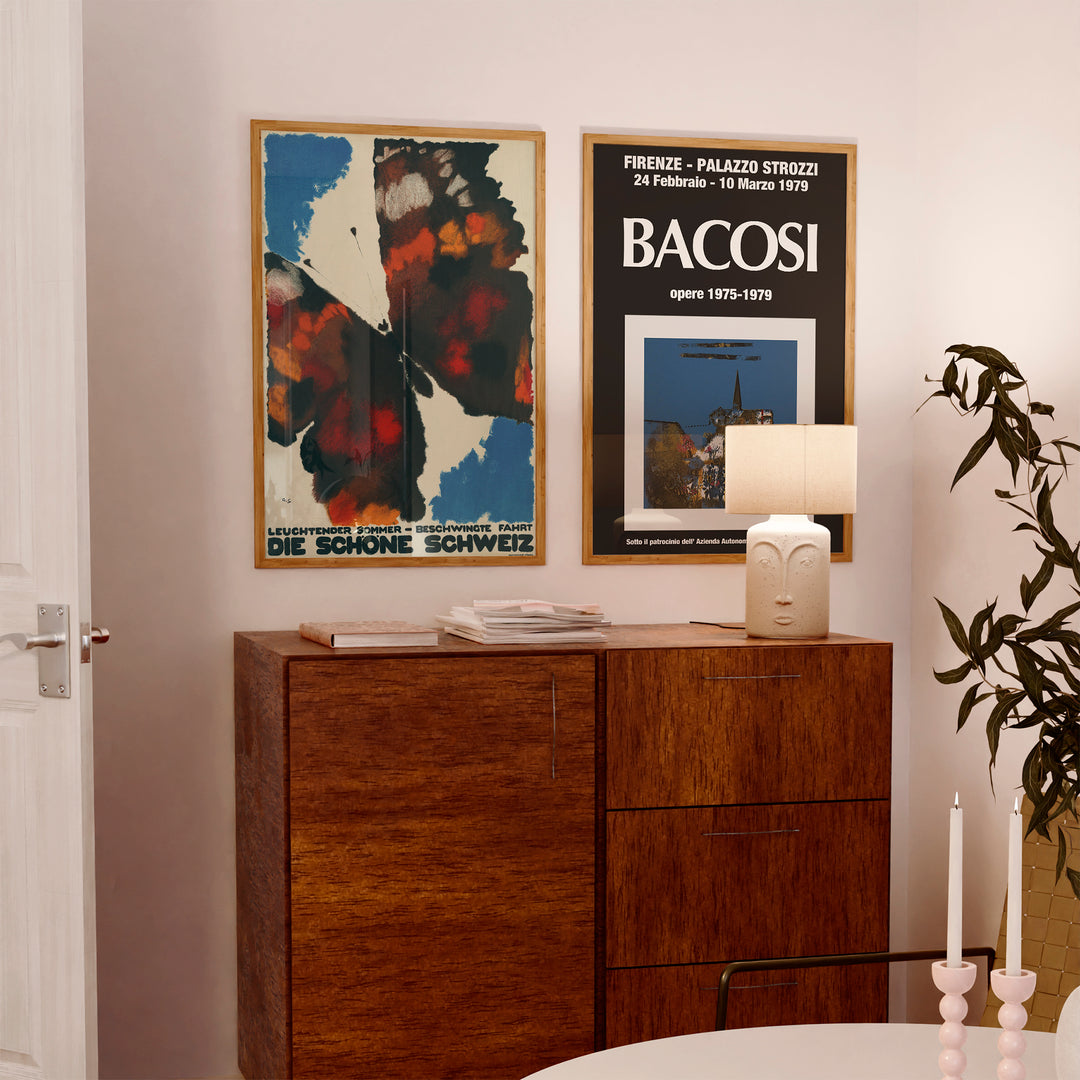 Butterfly & Bacosi Poster set of 2