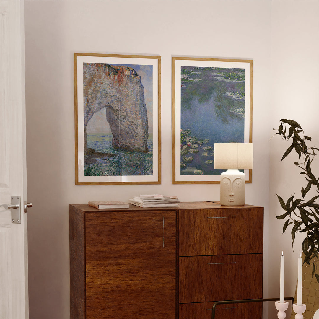 Manneporte & Water Lilies Poster Set