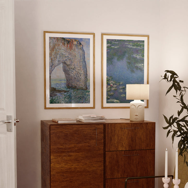 Manneporte & Water Lilies Poster Set