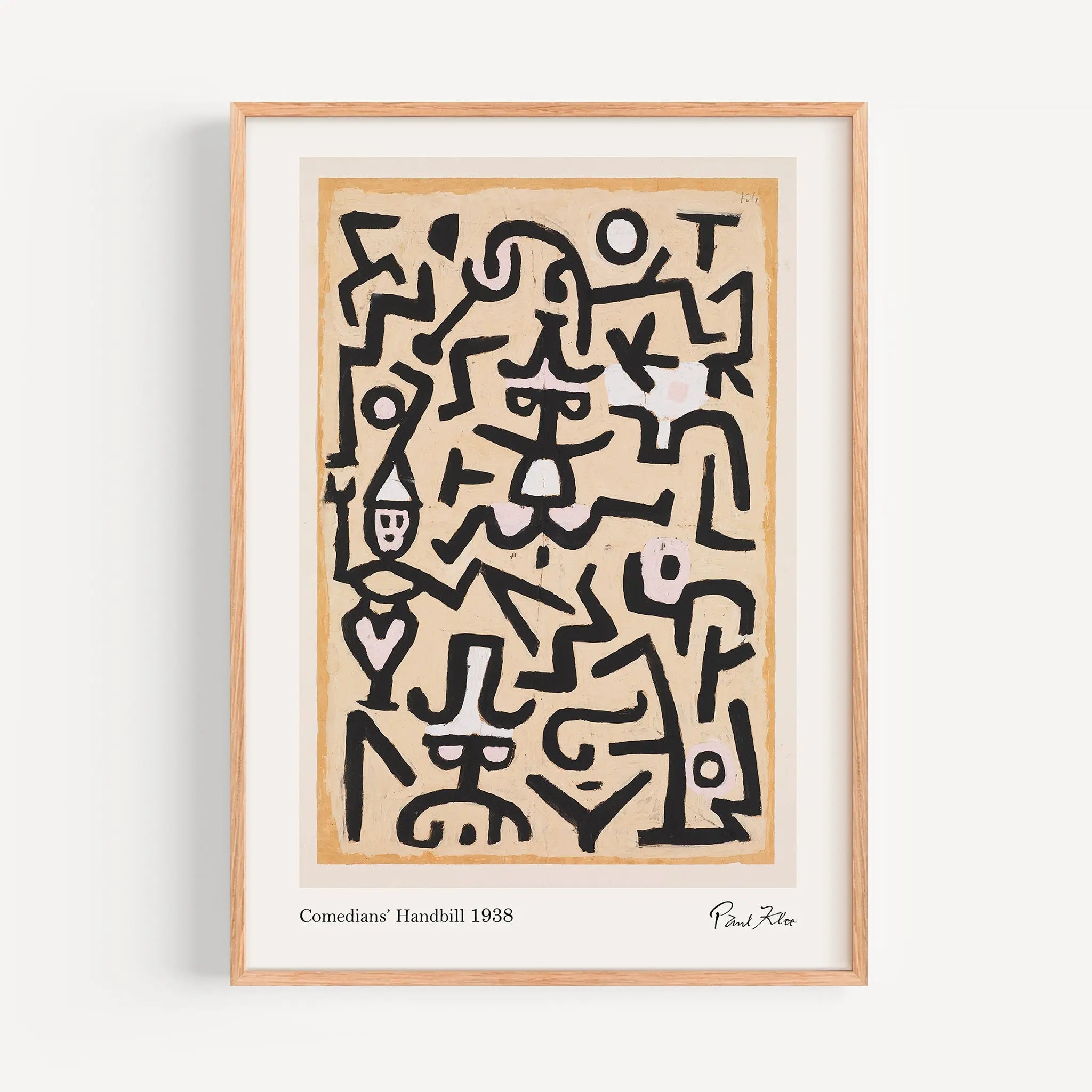Comedians' Handbill by Paul Klee Poster – Poster Room