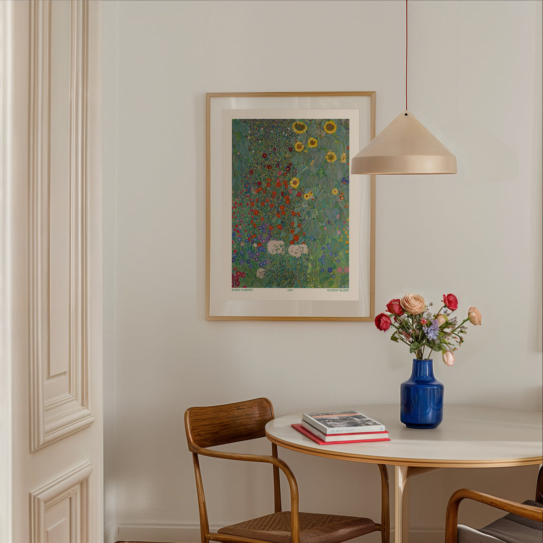Farm Garden by Gustav Klimt Poster
