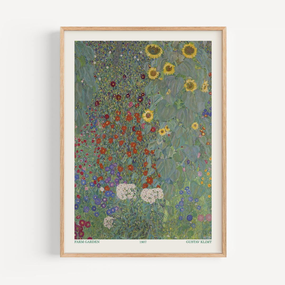 Farm Garden by Gustav Klimt Poster
