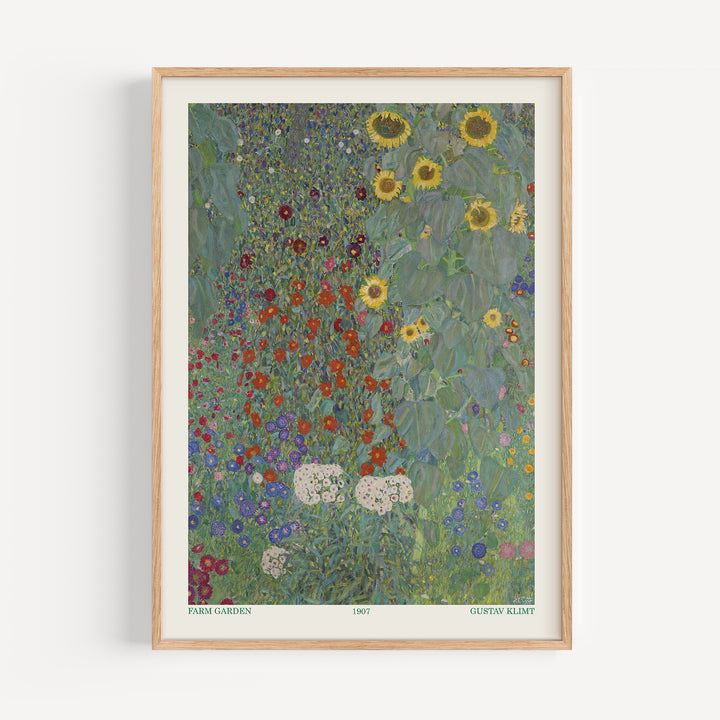 Farm Garden by Gustav Klimt Poster
