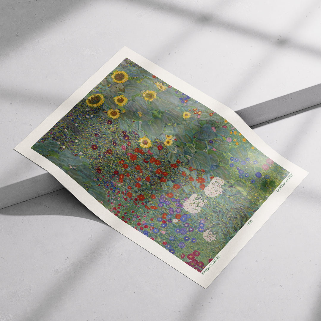 Farm Garden by Gustav Klimt Poster