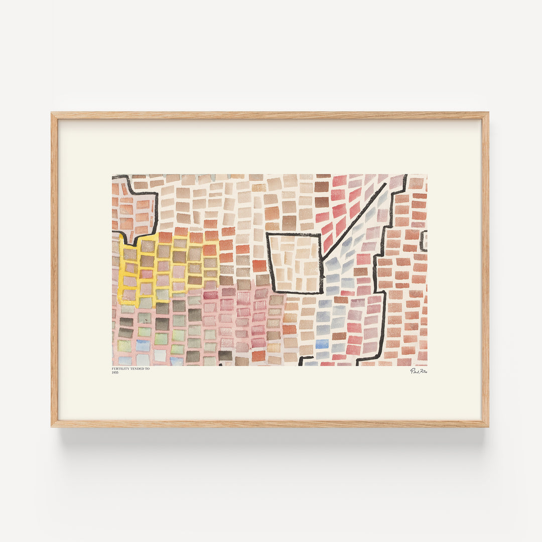 Fertility Tended To by Paul Klee Poster