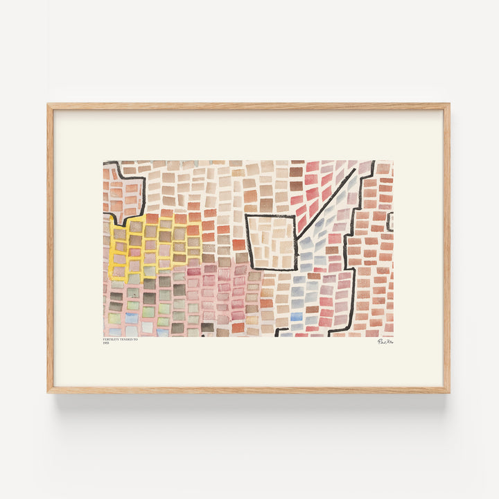 Fertility Tended To by Paul Klee Poster