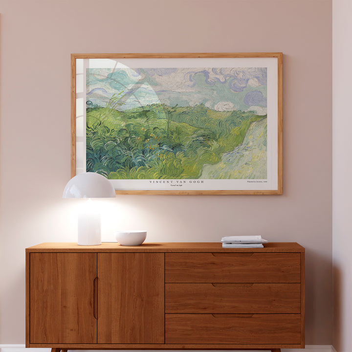 Green Wheat Fields by Vincent van Gogh Poster