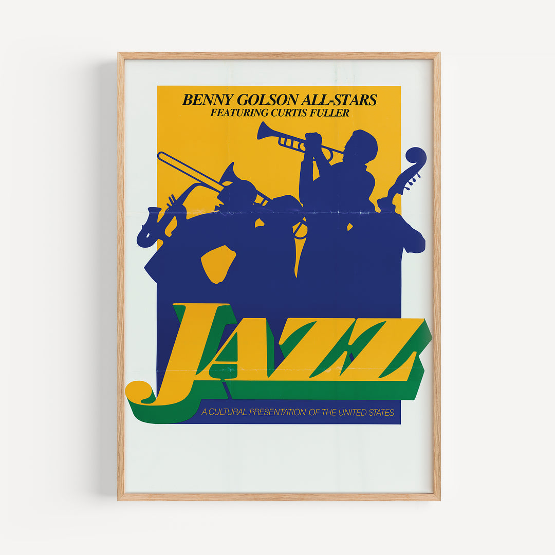 Benny Golson All-Stars Poster With Patina