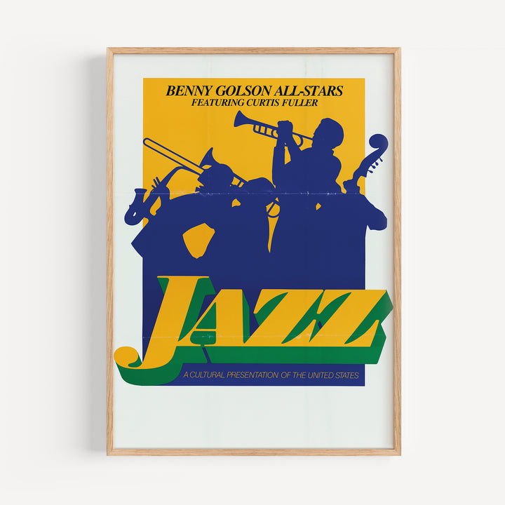 Benny Golson All-Stars Poster With Patina