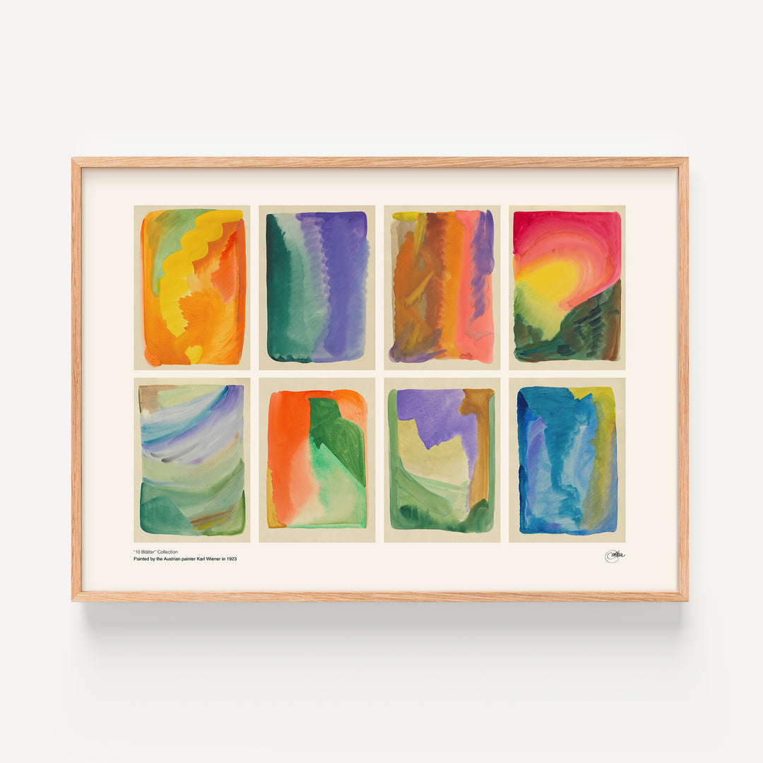 10 Blätter Collection by Karl Wiener Poster