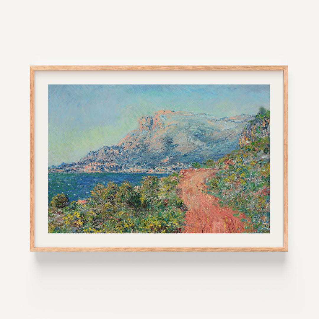 La Corniche Near Monaco by Claude Monet Poster