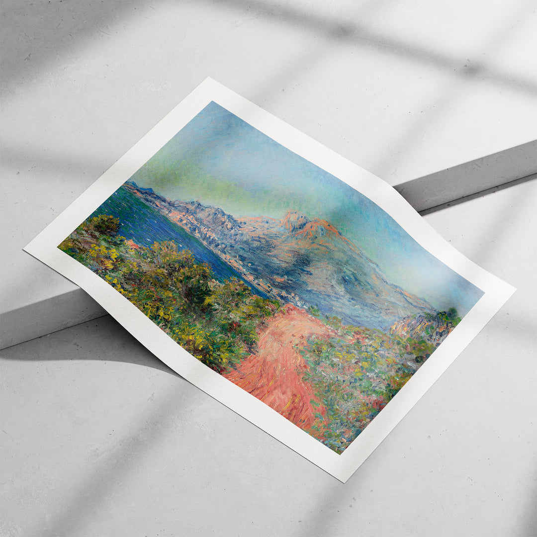 La Corniche Near Monaco by Claude Monet Poster