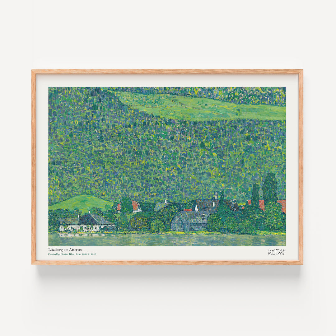 Litzlberg am Attersee by Gustav Klimt Poster