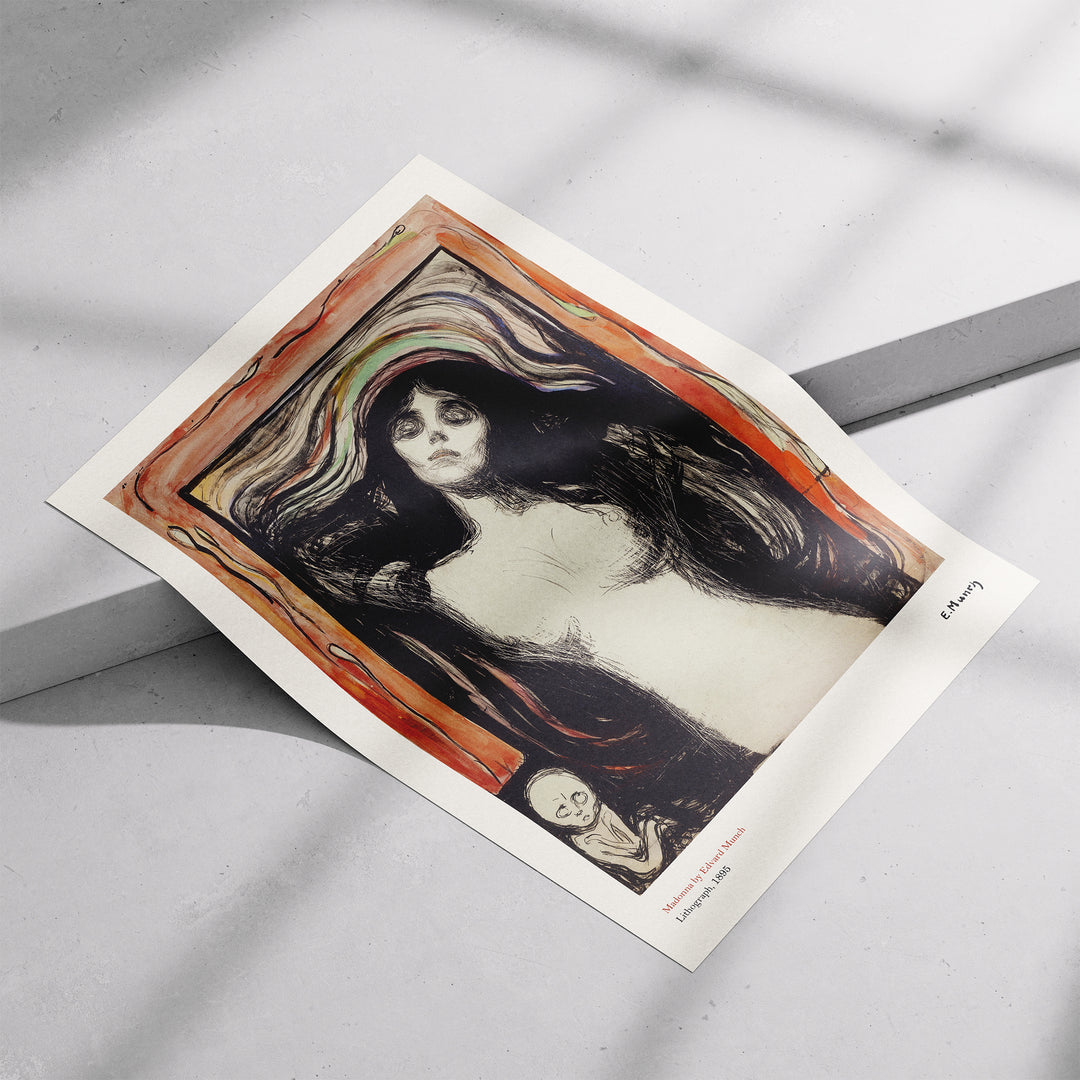 Madonna by Edvard Munch Poster