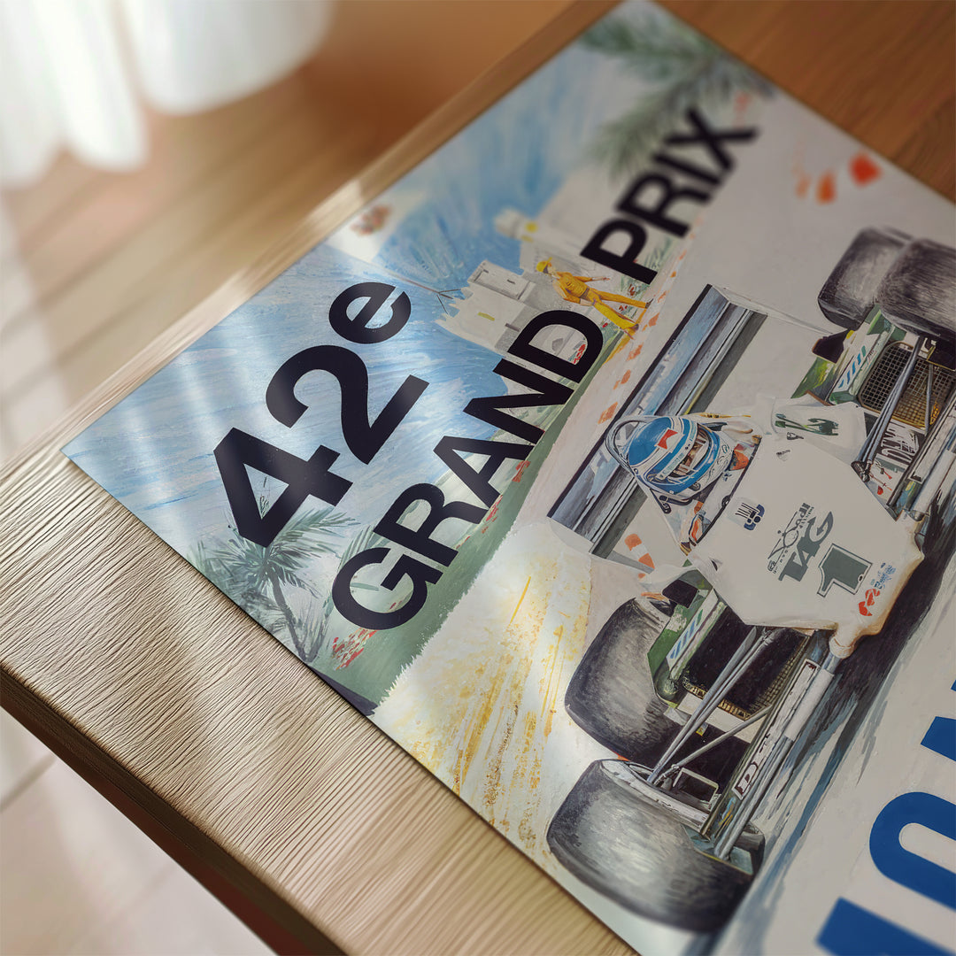 Monaco Grand Prix 1984 Poster