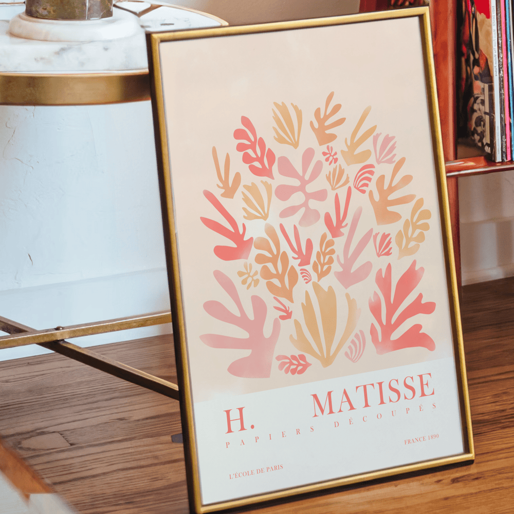 Papier Decoupes Pink Matisse Poster - Poster Room