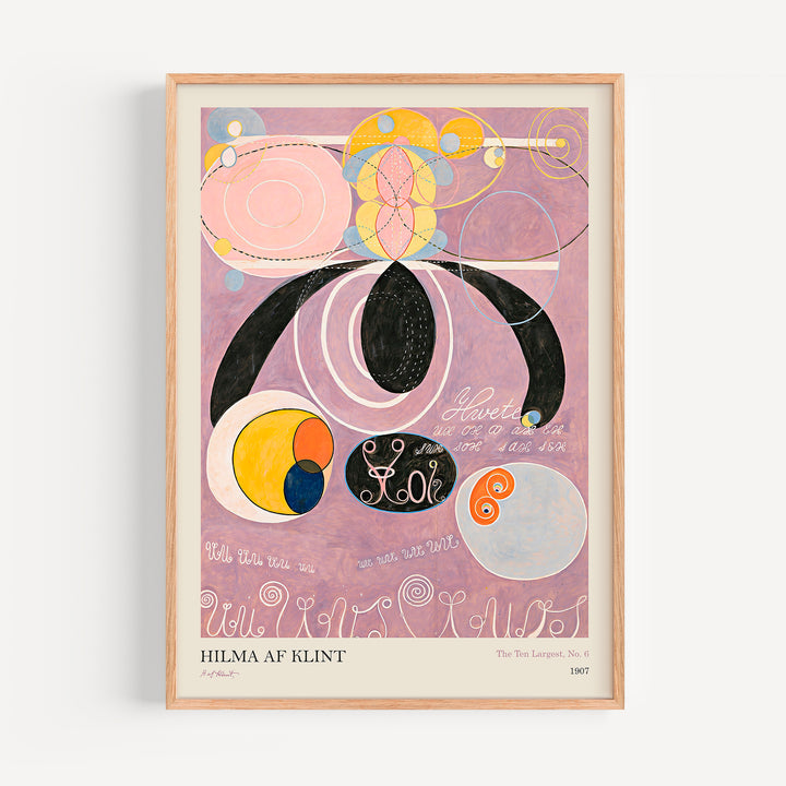 The Ten Largest No. 6 by Hilma af Klint Poster
