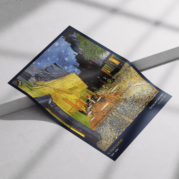 Terrasse du Café le Soir by Vincent van Gogh Poster - Poster Room