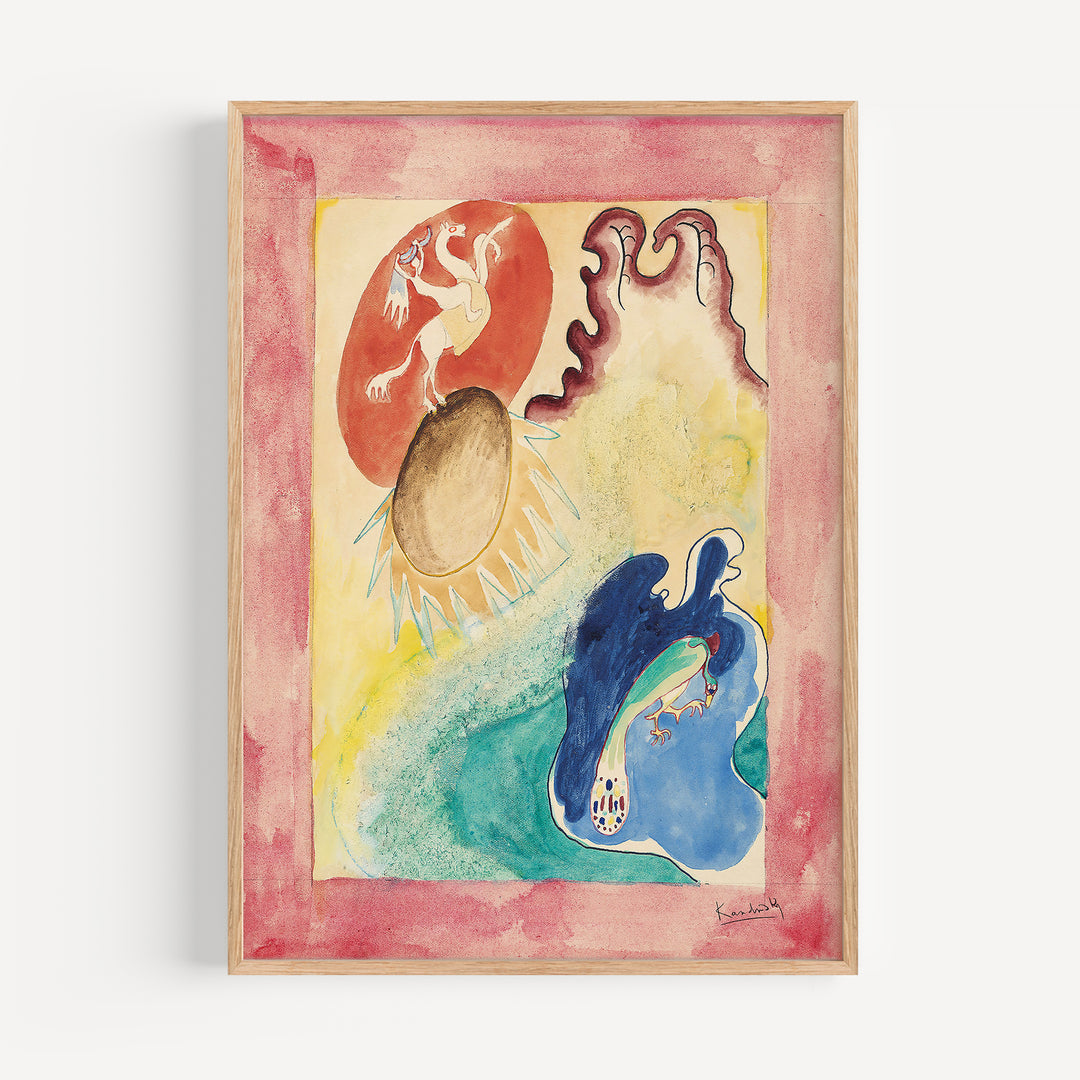 The Blue Rider IV by Wassily Kandinsky Poster