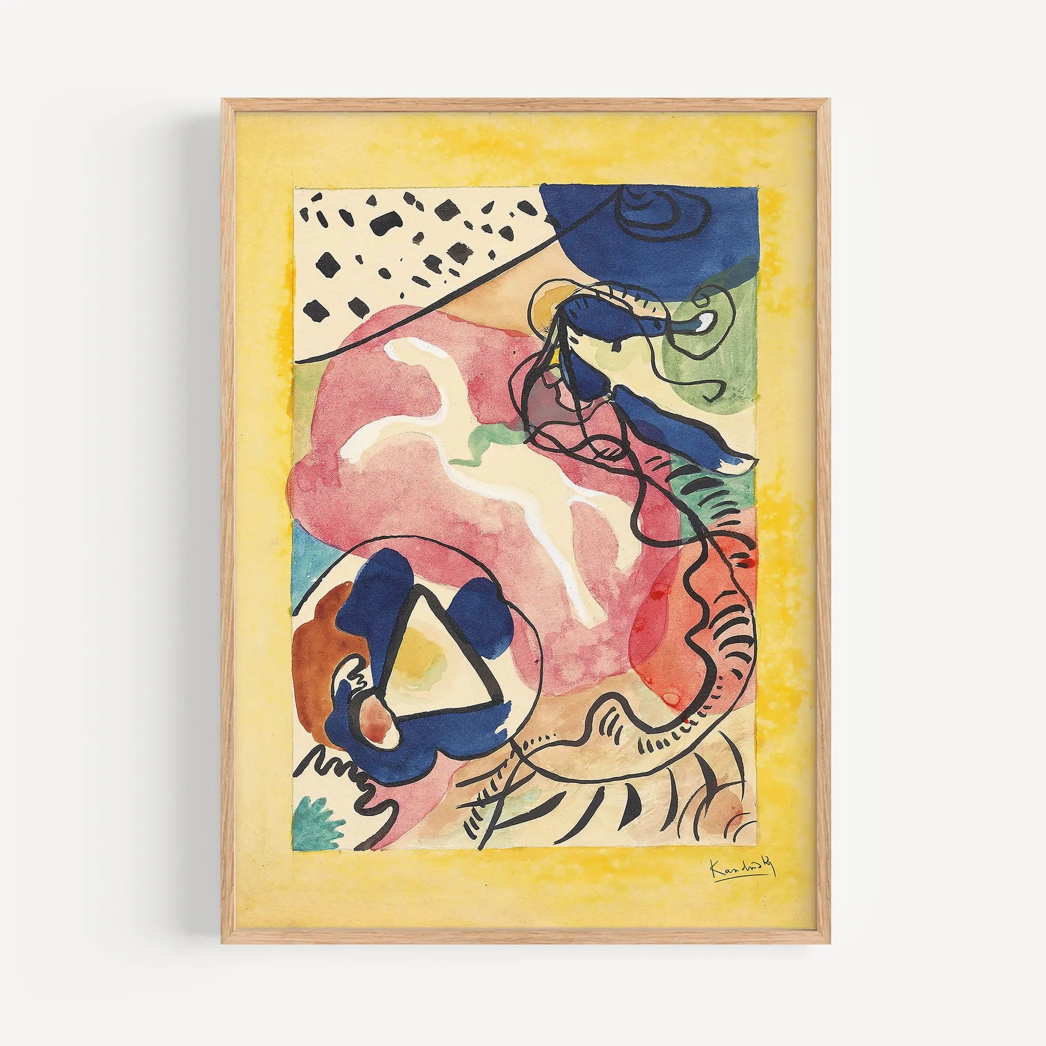 The Blue Rider VI by Wassily Kandinsky Poster – Poster Room
