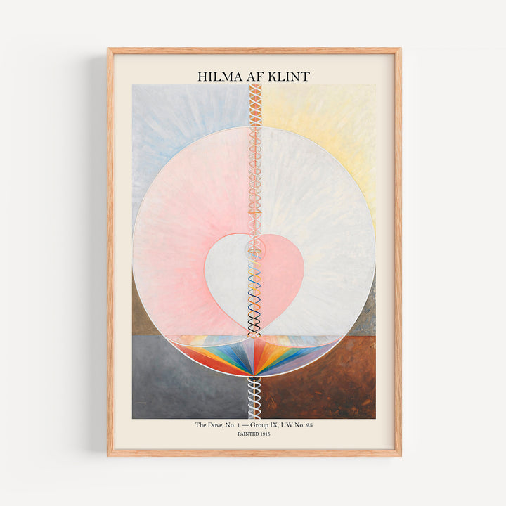 The Dove No. 1 by Hilma af Klint Poster