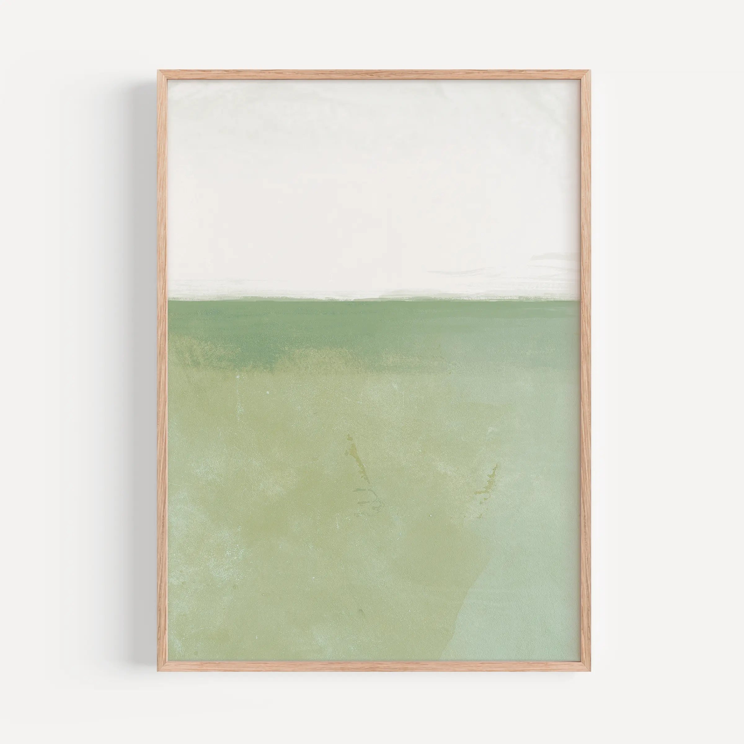 The Horizon in Sage Green Japandi Poster – Poster Room