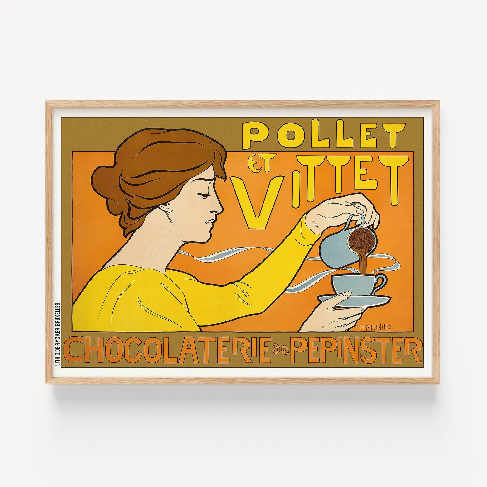 Vintage Hot Chocolate Poster - Retro Beverage Wall Art - Poster Room