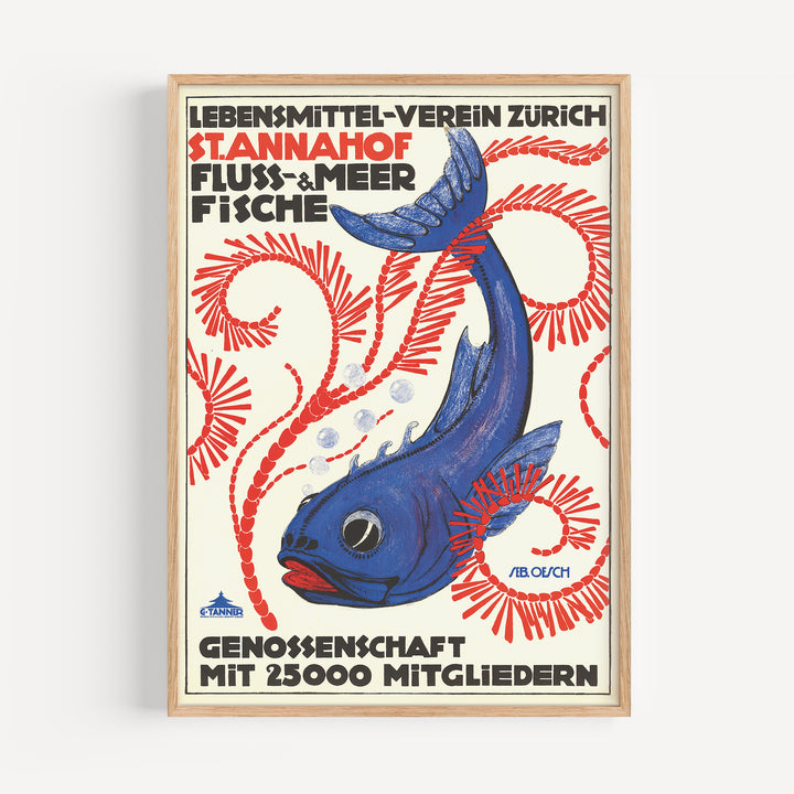 Zurich Food Association Vintage Poster