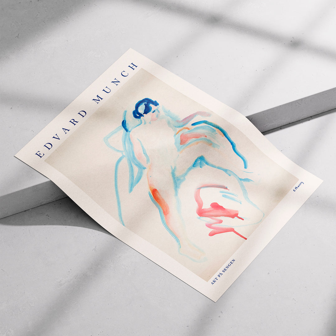 Akt på Sangen by Edvard Munch Poster