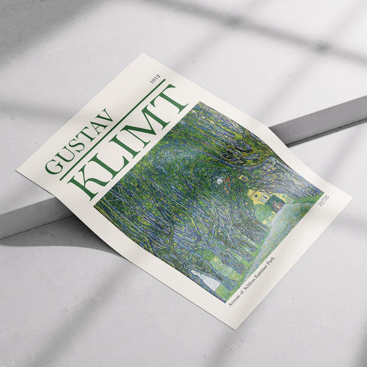 Avenue of Schloss Kammer Park by Gustav Klimt Poster