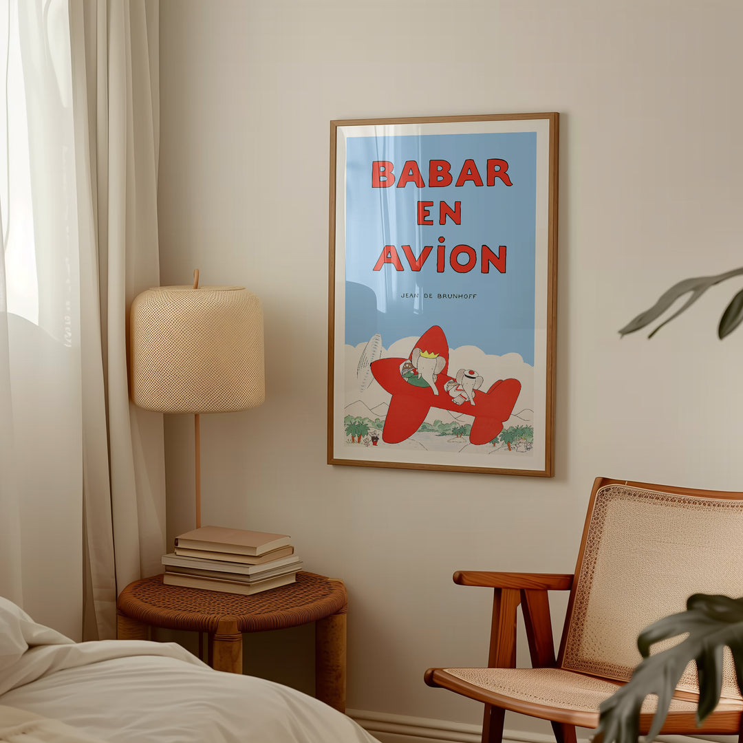Aviation Babar Poster