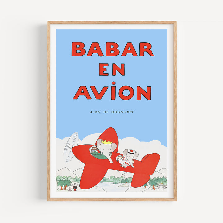 Aviation Babar Poster