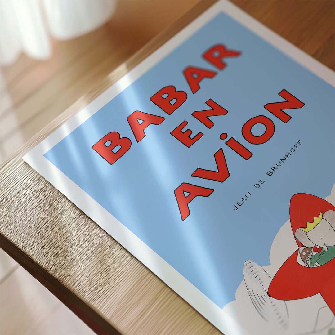 Aviation Babar Poster