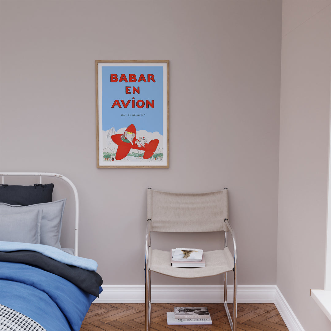 Aviation Babar Poster