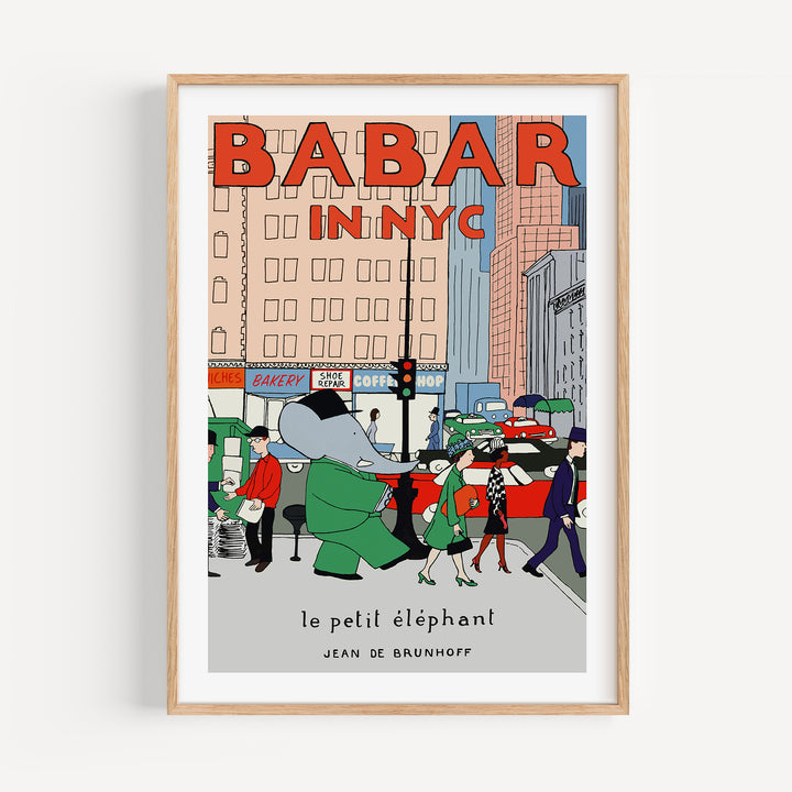 Babar in NYC Poster