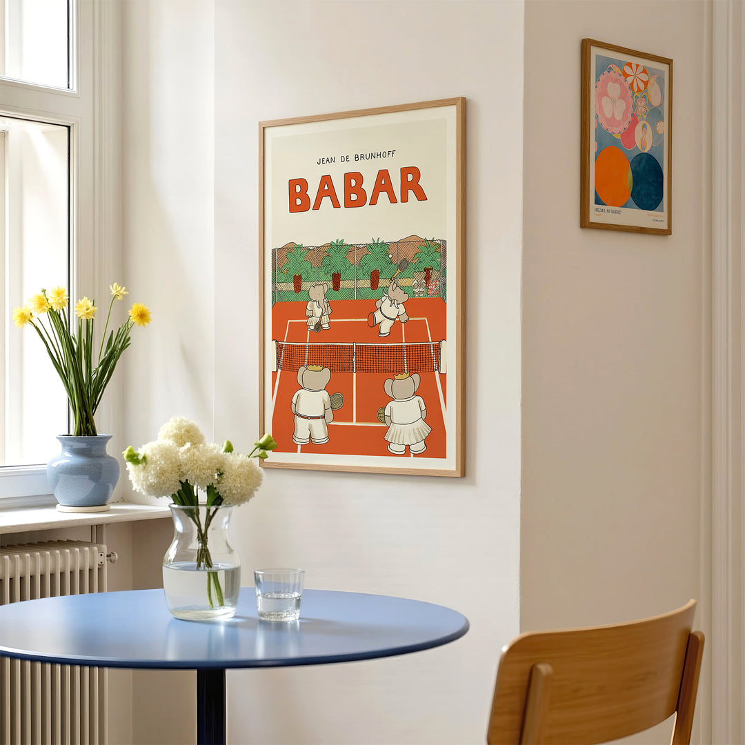 Tennis Babar Poster