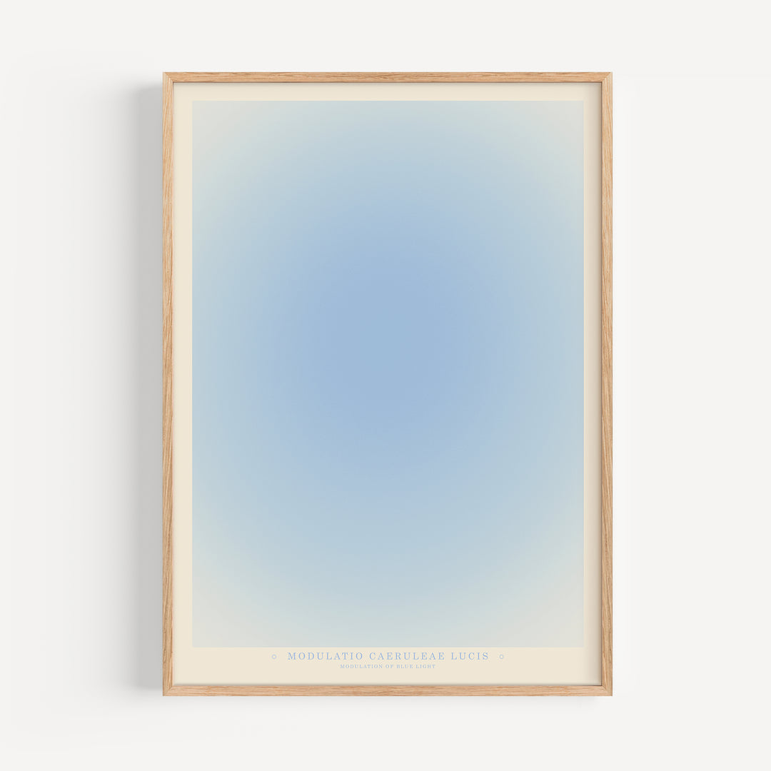 Blue Hue Poster