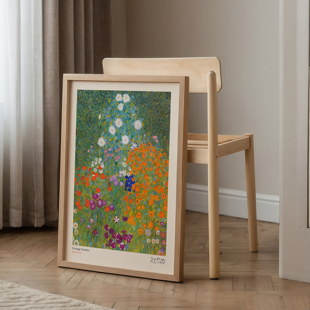 Cottage Garden by Gustav Klimt Poster