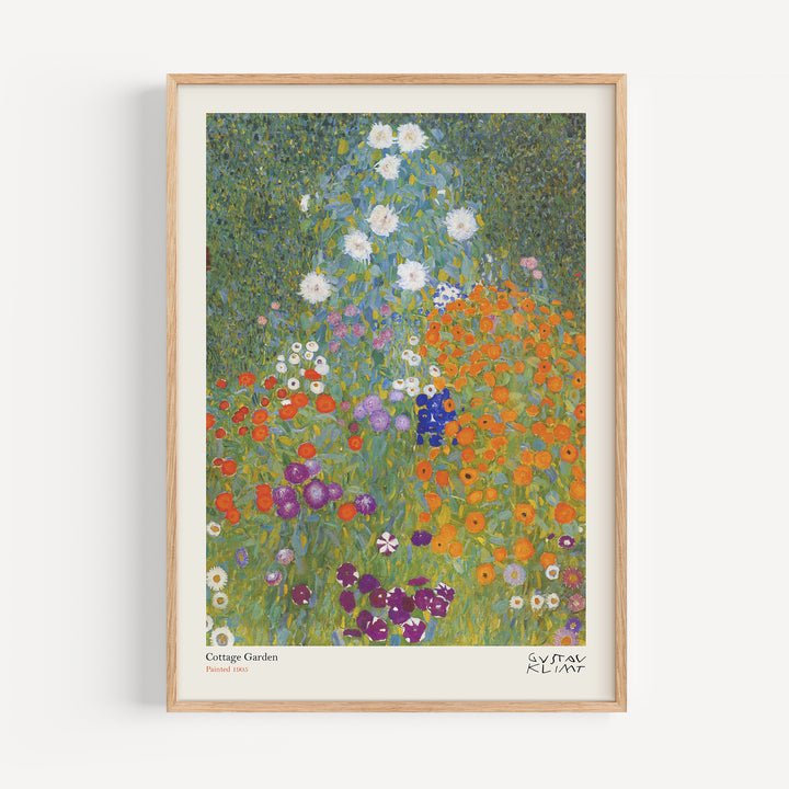 Cottage Garden by Gustav Klimt Poster