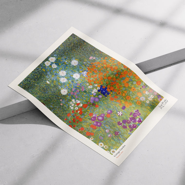 Cottage Garden by Gustav Klimt Poster
