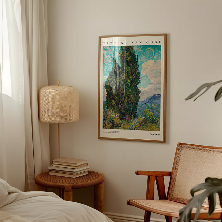 Cypresses by Vincent van Gogh Poster