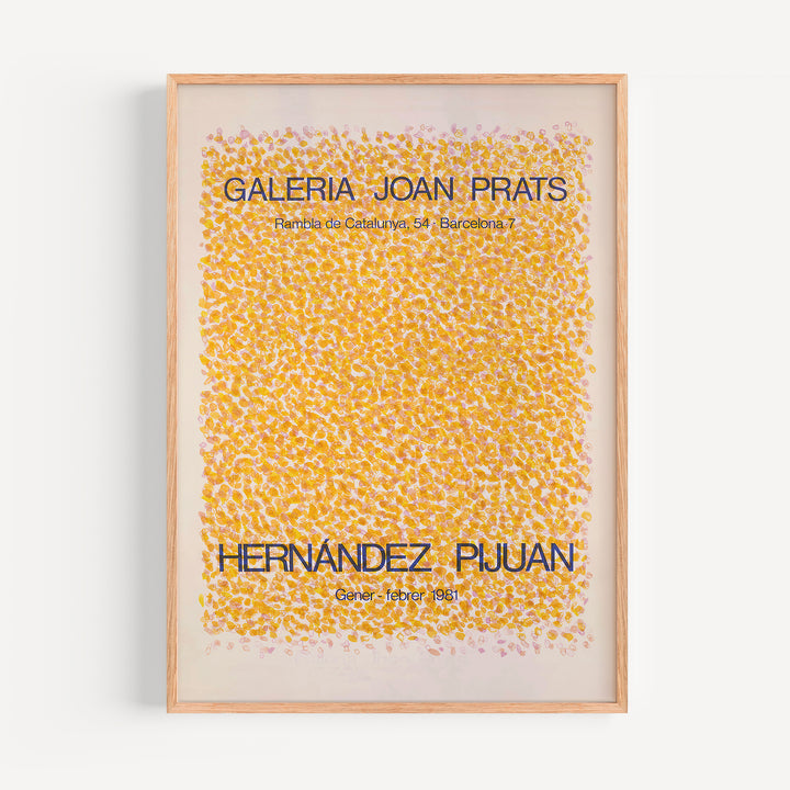 Hernandez Pijuan Exhibition Poster