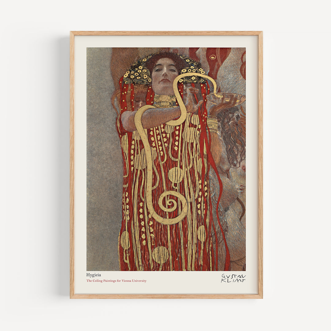 Hygieia by Gustav Klimt Poster