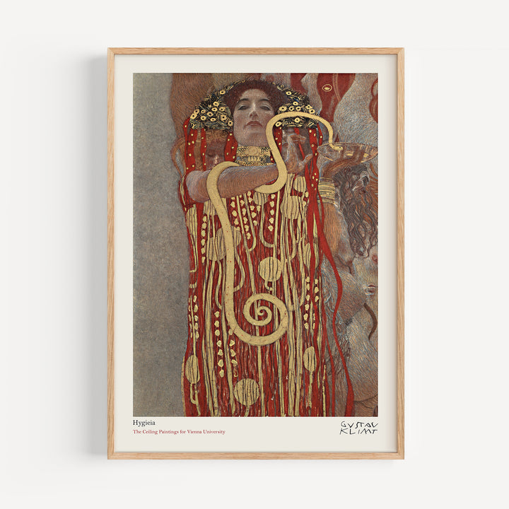 Hygieia by Gustav Klimt Poster
