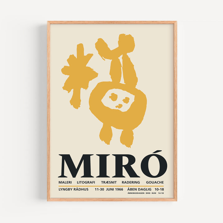 Miro Exhibition Poster