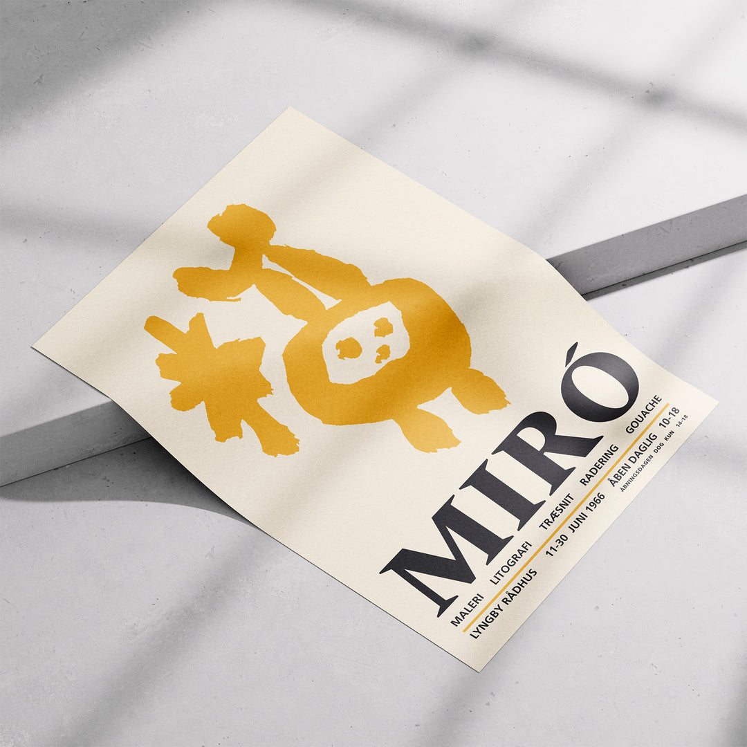 Miro Exhibition Poster