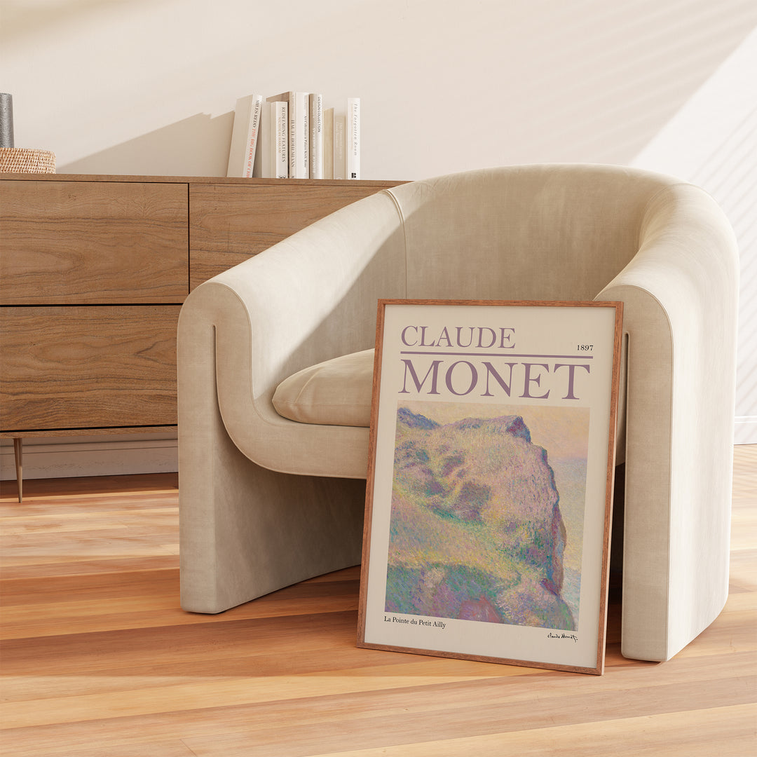 La Pointe du Petit Ailly Claude Monet Exhibition Poster